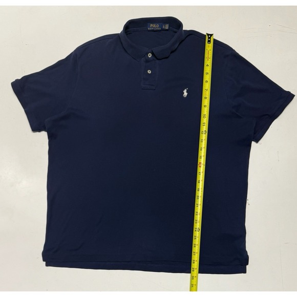 Ralph Lauren Other - Polo Ralph Lauren Men's XL Navy Blue Short Sleeve Polo Shirt White Pony Cotton